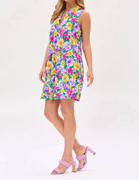 Dear Scarlett - Floral Sleeveless Mini Dress