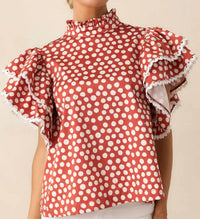 Prosperina - Blair Ruffle Top