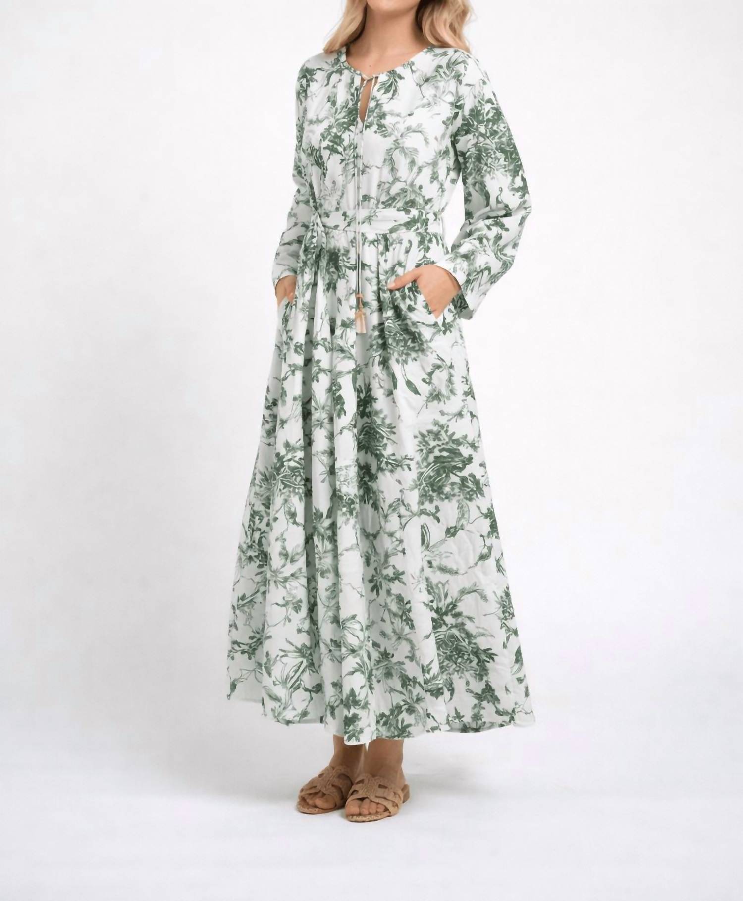Guadalupe Design - Nora Tassel Maxi Dress