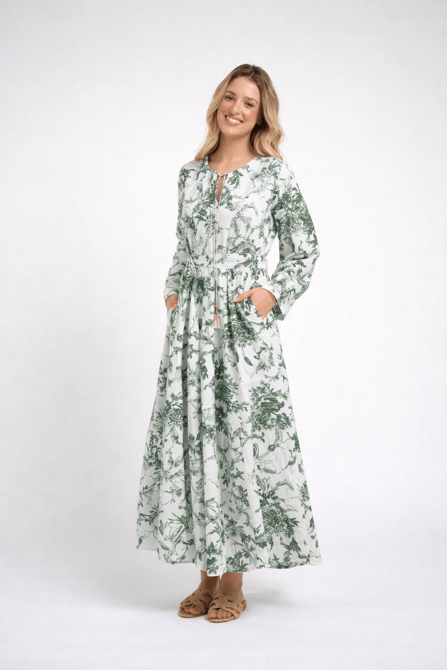 Guadalupe Design - Nora Tassel Maxi Dress