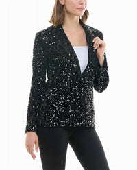 Nicole Miller - Dani Velvet Sequin Jacket