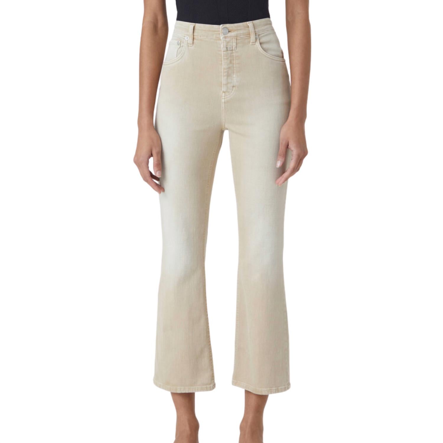 CLOSED Women's A Better Blue High Sun Pant in reed beige - women's pants
