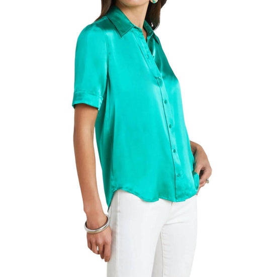 L'Agence - Ellah Short Sleeve Blouse