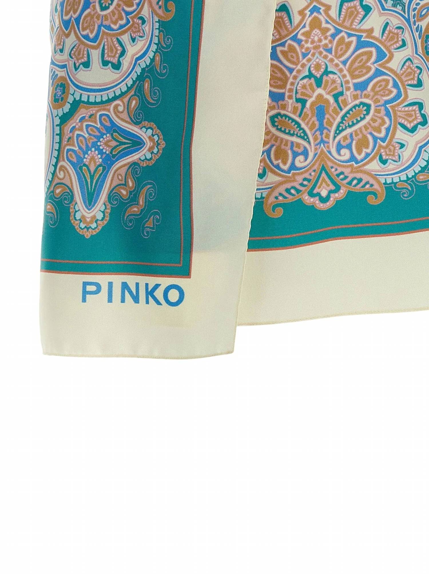 Pinko - Women's Paisley Print Side-tie Shorts
