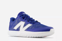 New Balance Men's Fuelcell 4040v7 Turf Trainer Shoes in royal blue - men's shoe - detail view
