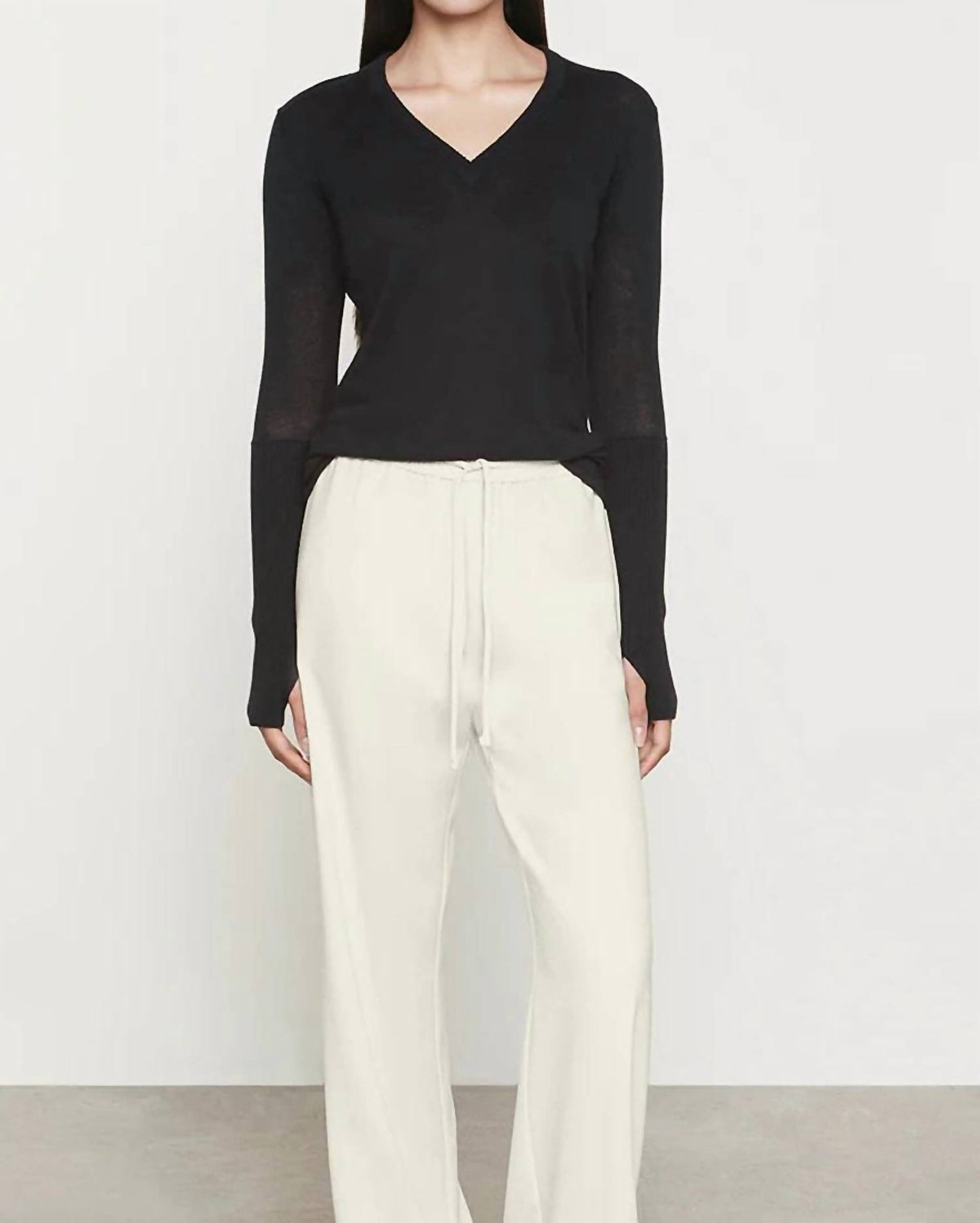 Enza Costa - Fine Cashmere V-neck Top