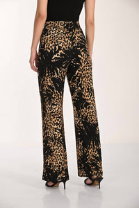 Frank Lyman - Edgy High-waisted Leopard Trousers