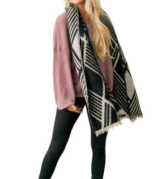 Leto - Full Tilt Fringed Scarf