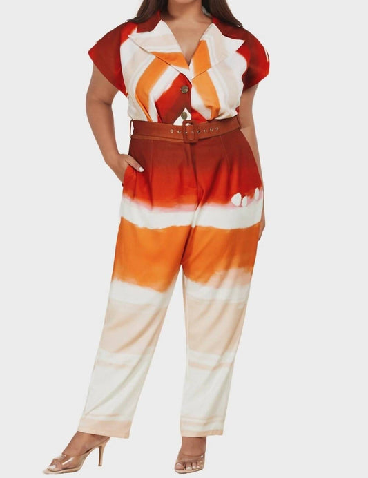 Latiste - Ombre Button Down Jumpsuits