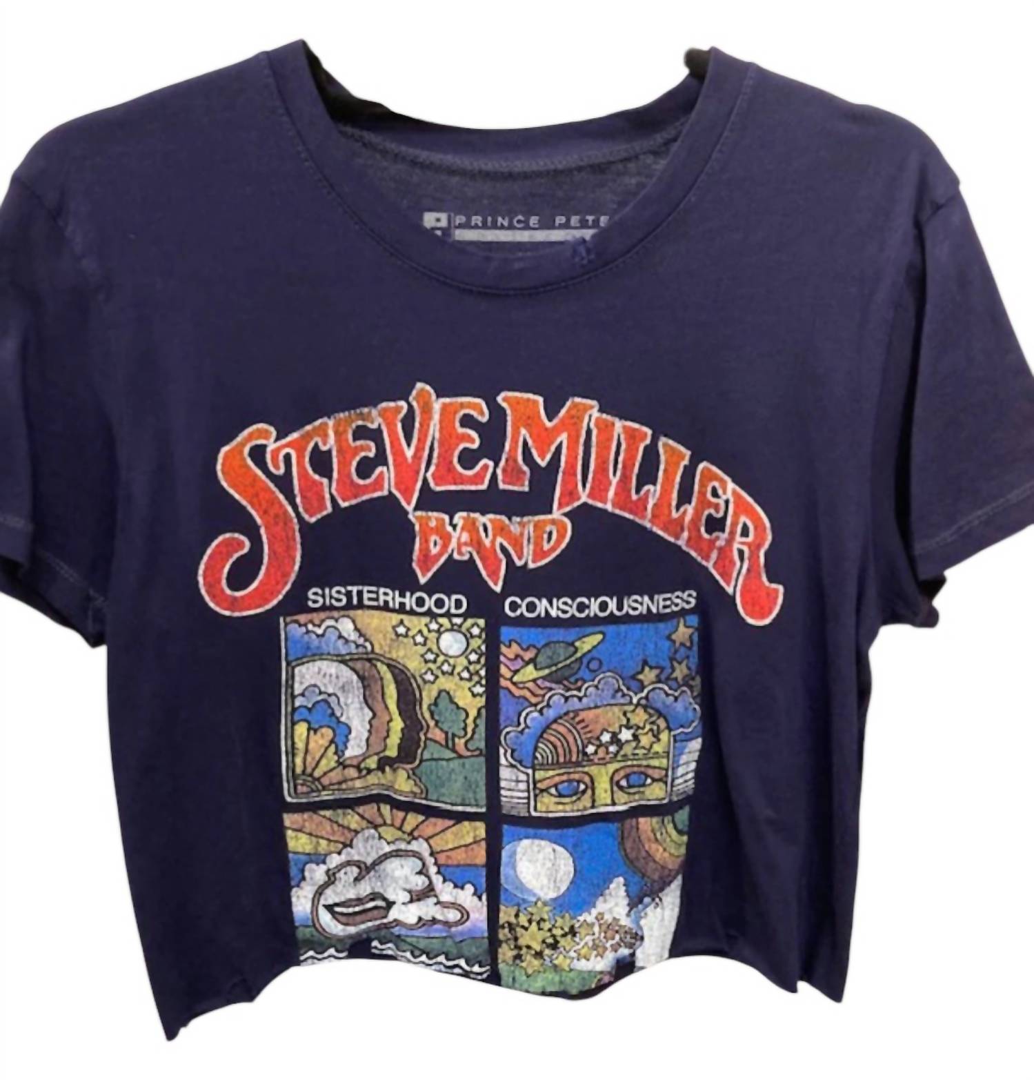 Prince Peter - Women's Steve Miller Boxes Crop Tee