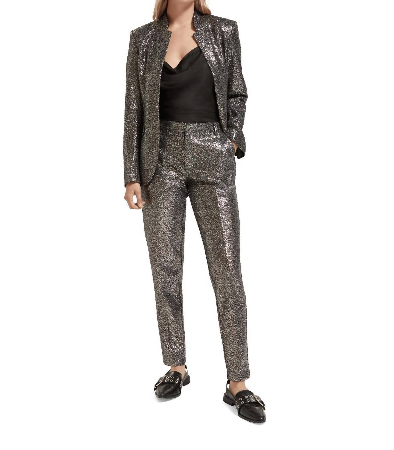 Scotch & Soda - LOWRY SEQUINED SLIM PANT