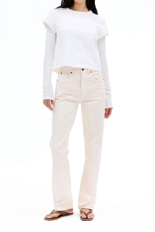 Slvrlake - London High Rise Straight Jean