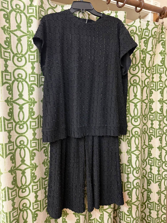 See And Be Seen - Women's Glitter Textured Pants Set