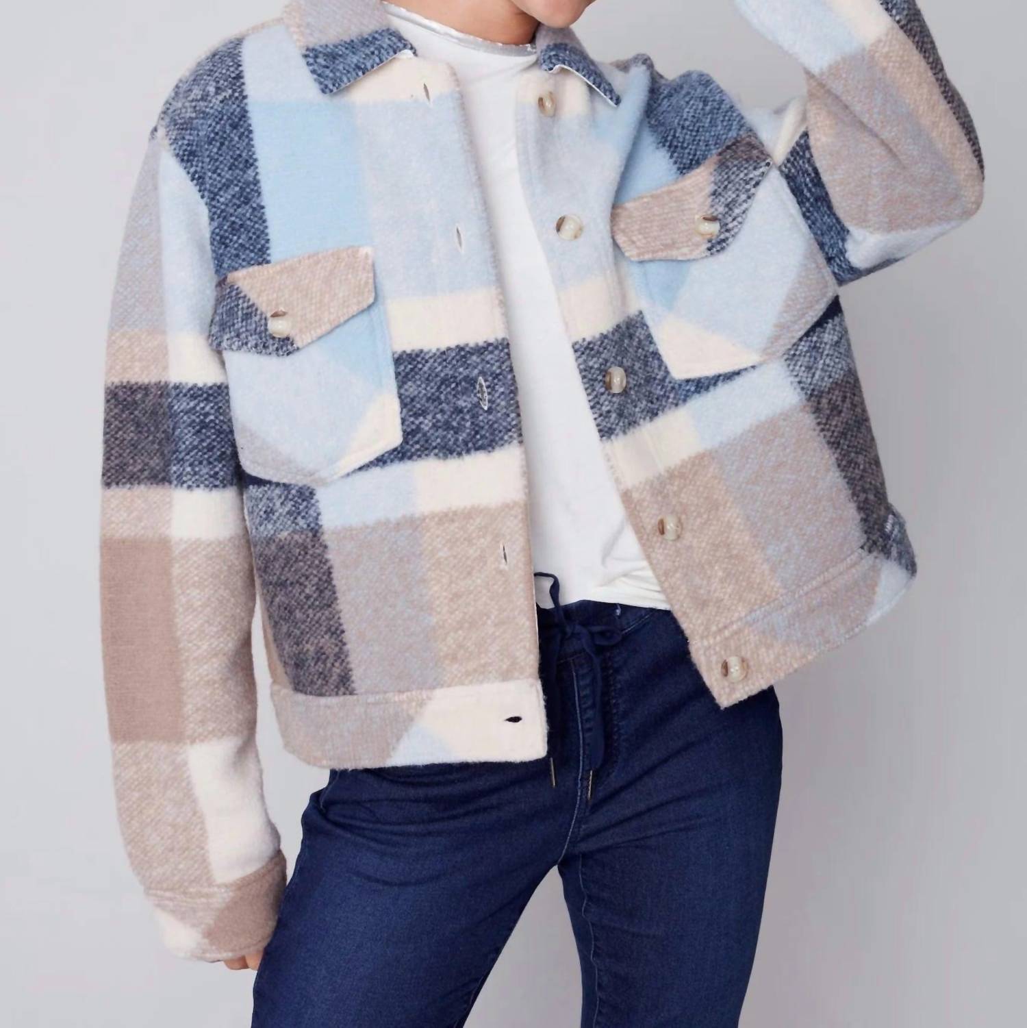 Charlie B - Zoe Boiled Wool Jacket