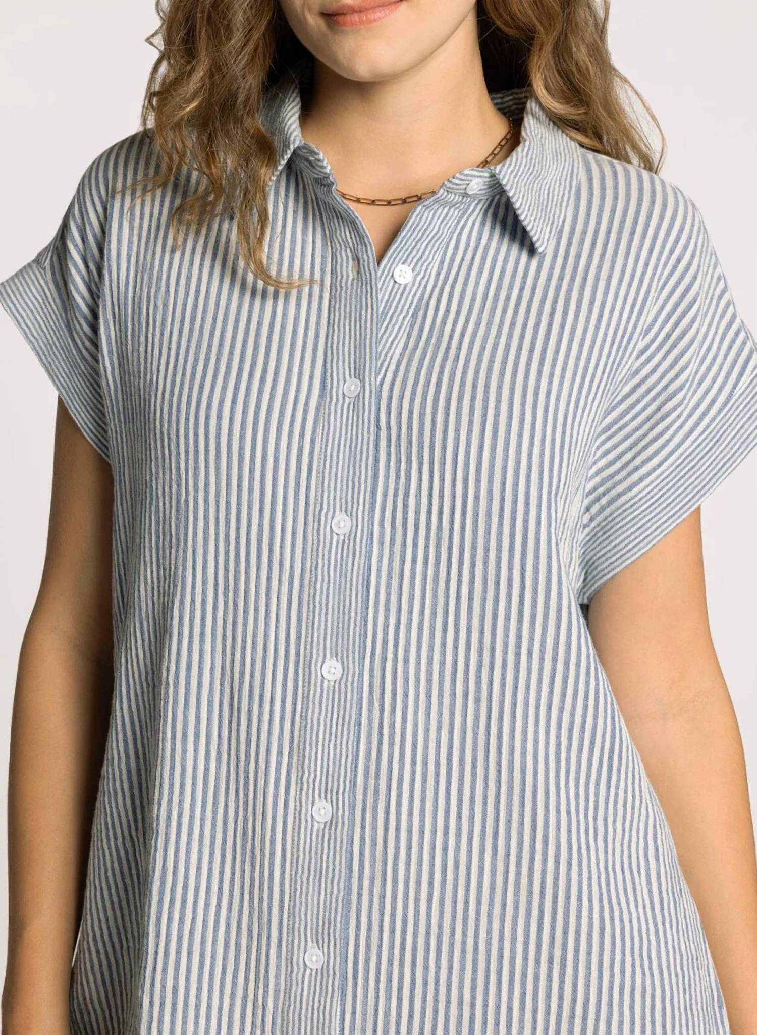 Thread & Supply - Crescent Cap Sleeves Dress
