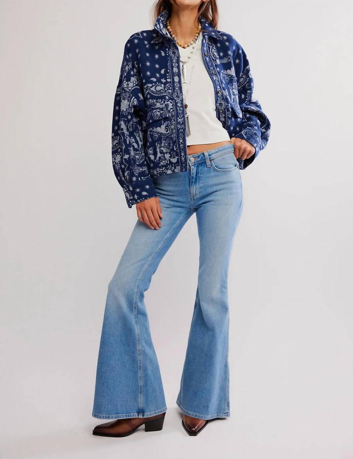 Free People - Bandana Jacquard Shirt