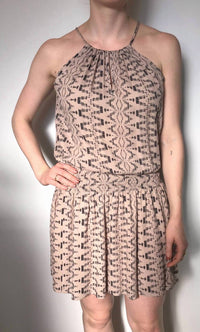 Veronica M - Drop Waist Halter Dress