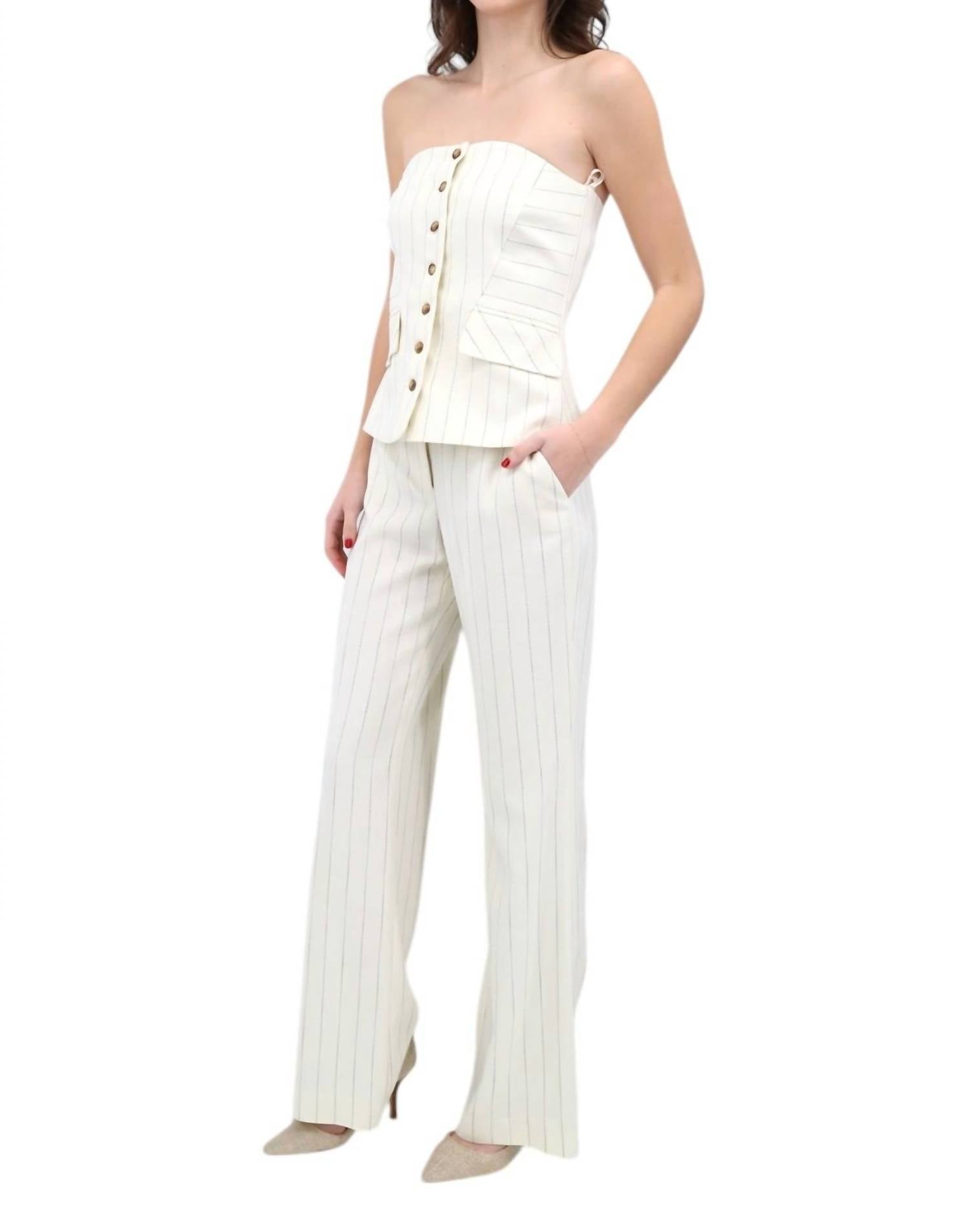 Iris Setlakwe - Striped Bustier