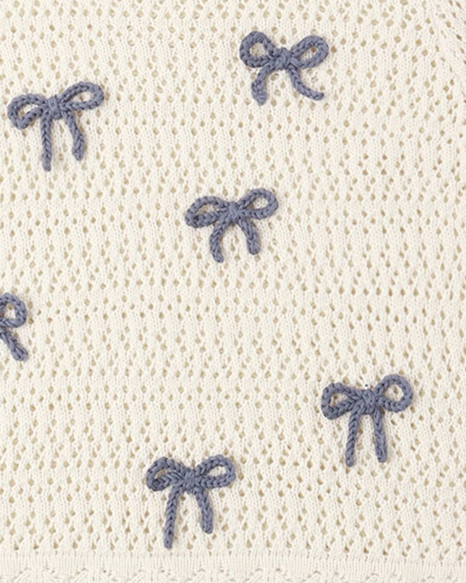 Rylee + Cru - Girls' Crochet Knit Pullover