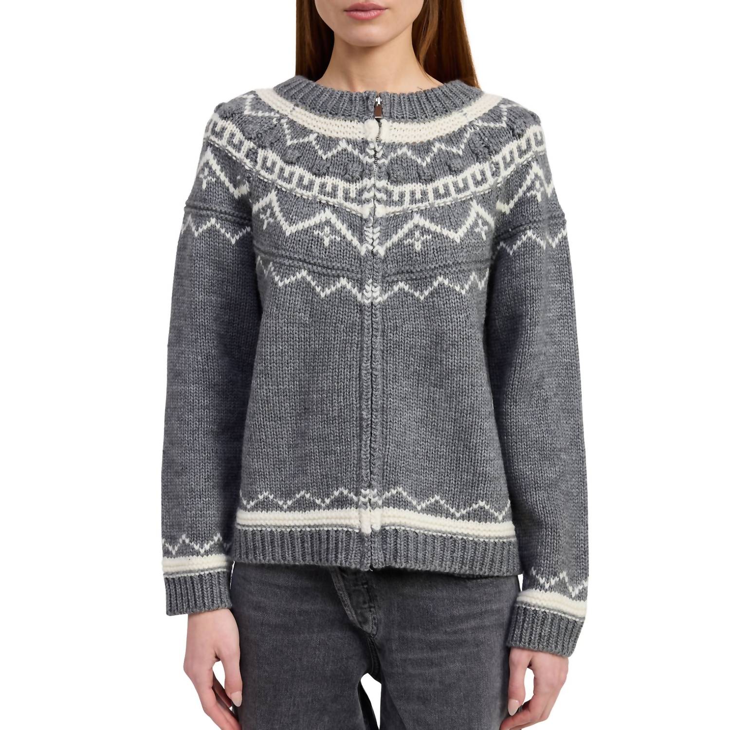 En Saison - Esther Patterned Knit Jacket