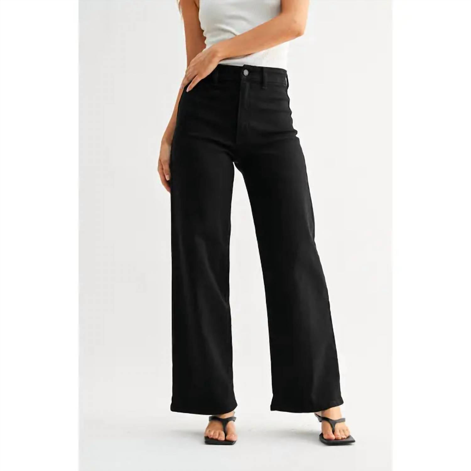JBD. Hidden Pocket Jean in black - women's jeans