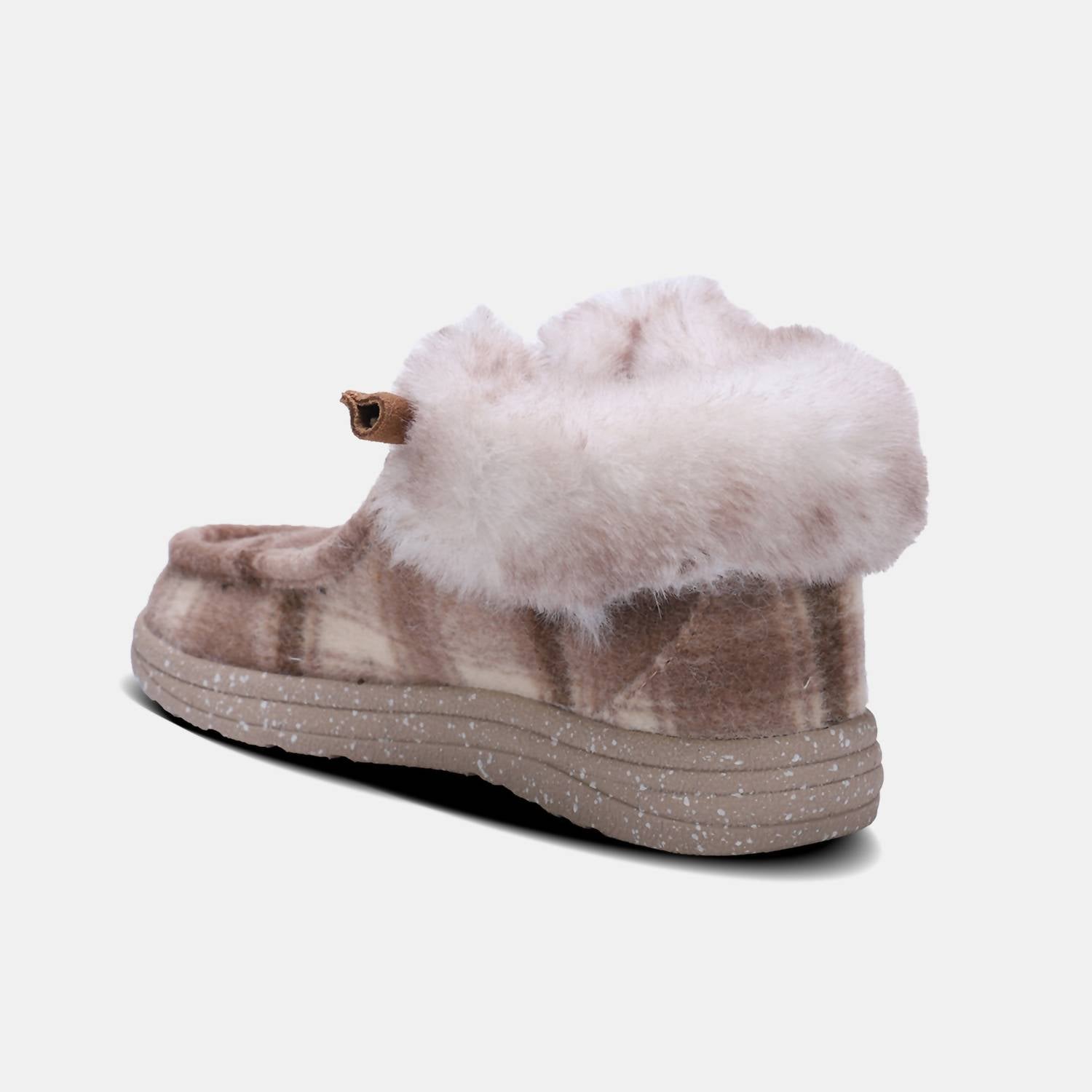 Lamo Women's Cassidy Winter Shoe in chestnut plaid - women's shoe - view 5