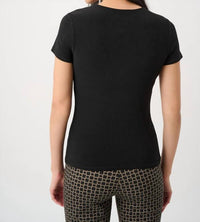 Joseph Ribkoff - Casual Crew Neck Pullover Top