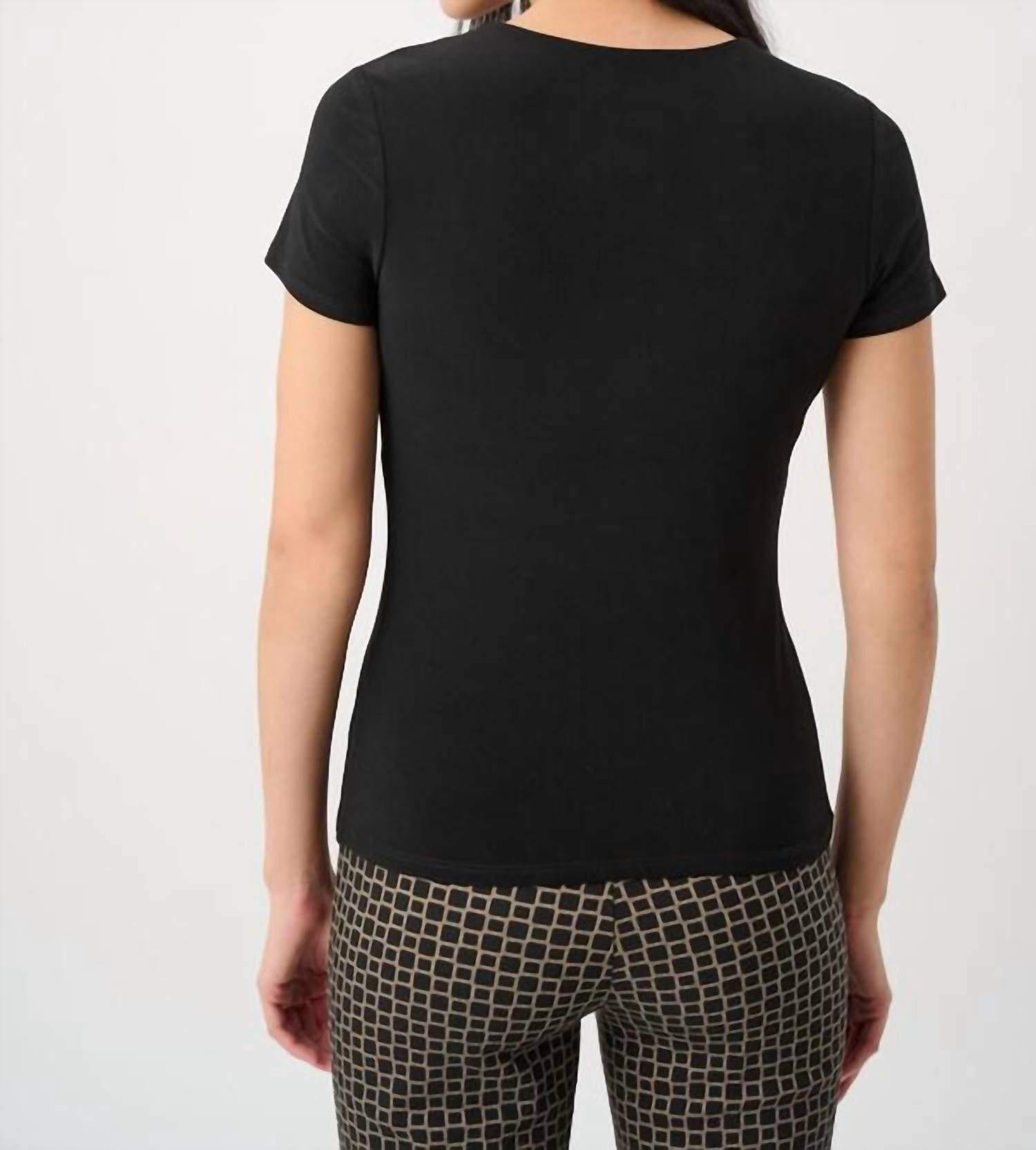 Joseph Ribkoff - Casual Crew Neck Pullover Top