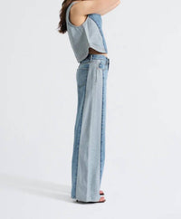 Daze - Wanderer Mid Rise Palazzo Jeans