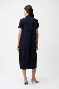 Joseph Ribkoff - Bubble Jacquard Cocoon Dress