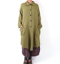 Bodil - Button Up Knit Coat
