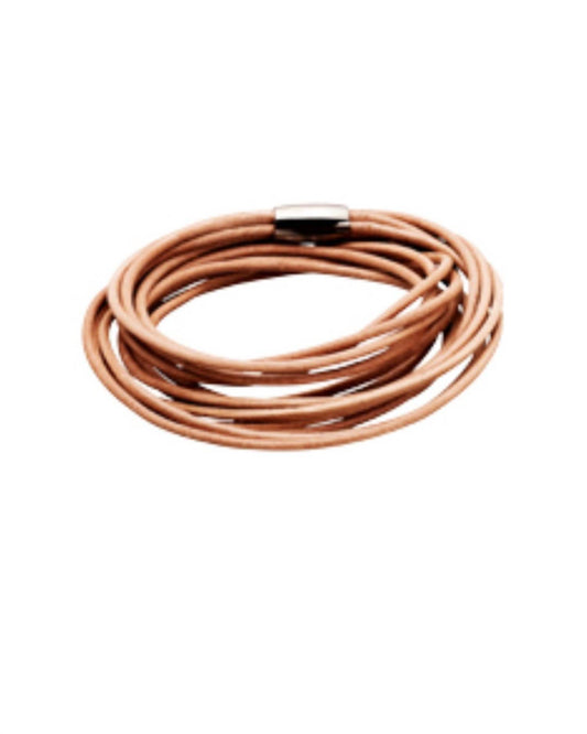 Story Jewellery - 6 Strand Triple Wrap Leather Bracelet