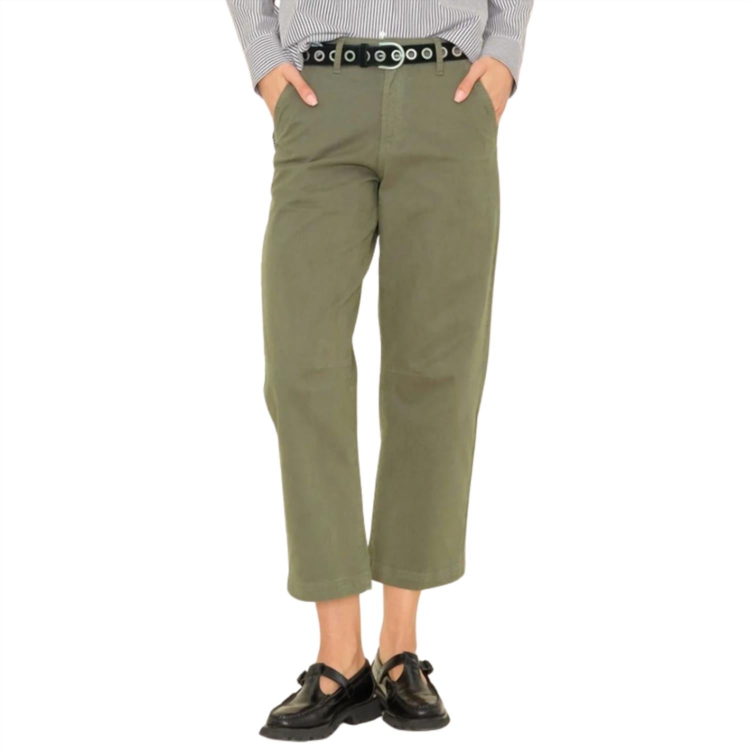 XIRENA Women's Rancho Twill Pant in army green - women's pants