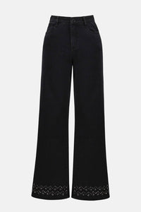 Joseph Ribkoff - Cordelia Classic Wide Leg Stretch Denim Jeans