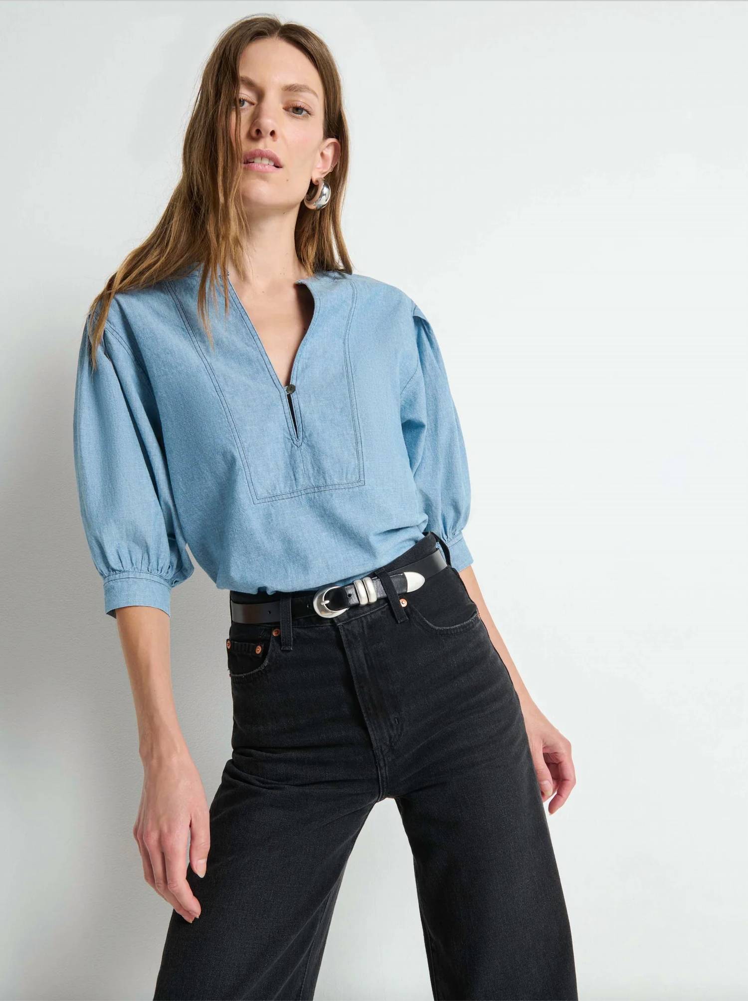 Nation Ltd - Emmett Puff Sleeves Top