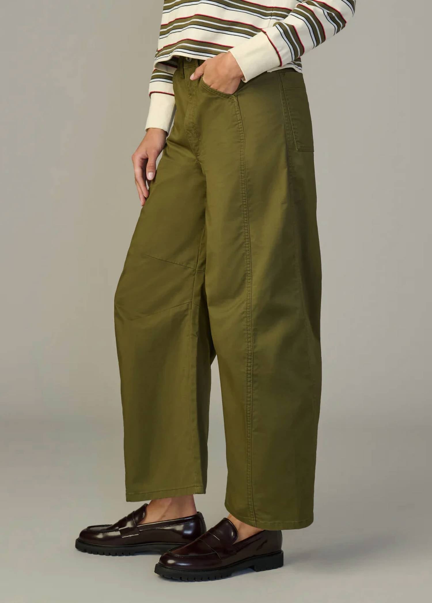 Joe's Jeans Bowie Horseshoe-Shaped Pant in ivy - women's pants - view 4