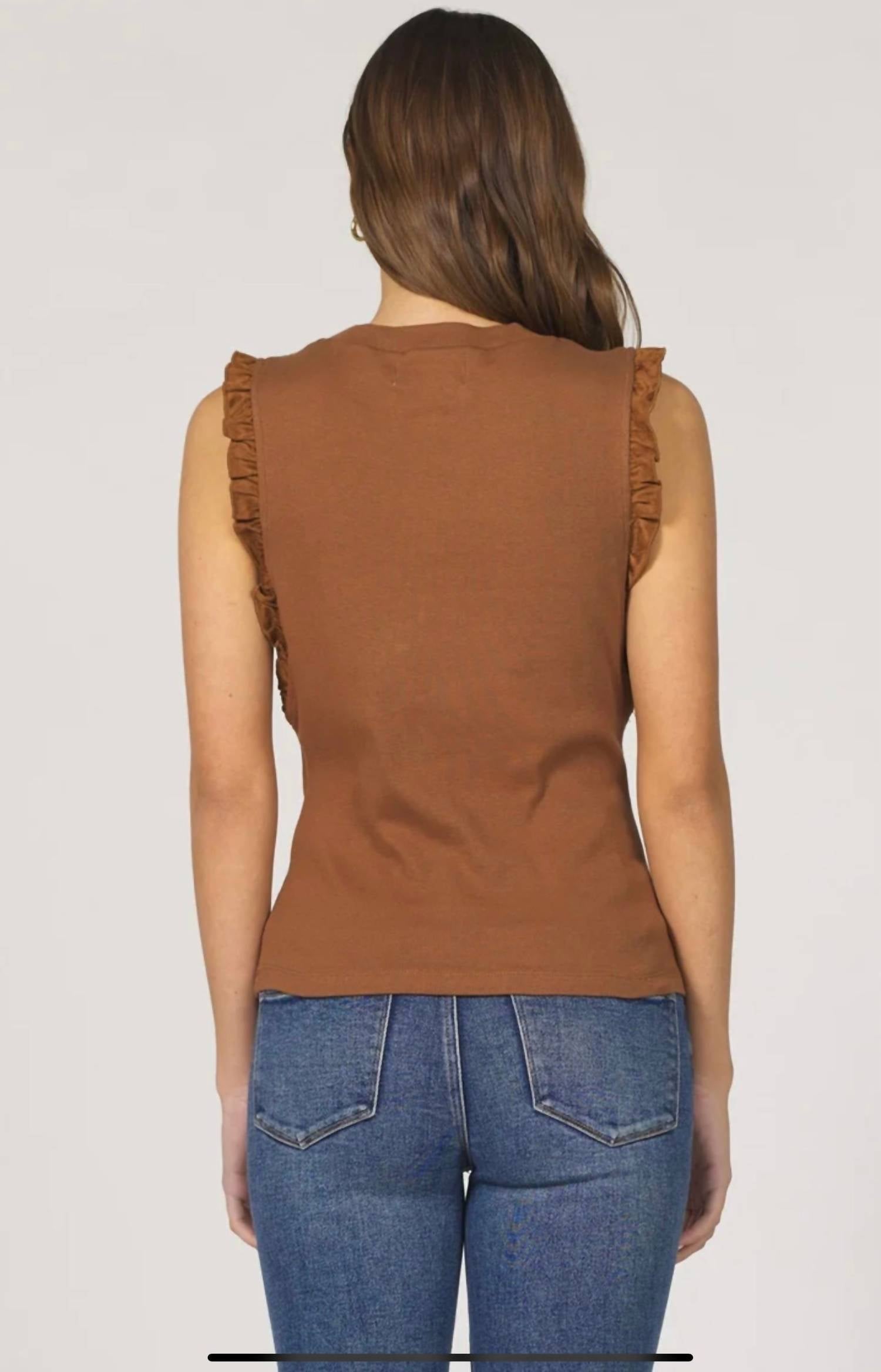 Dear John Denim - Bridget Ruffle Sleeve Top
