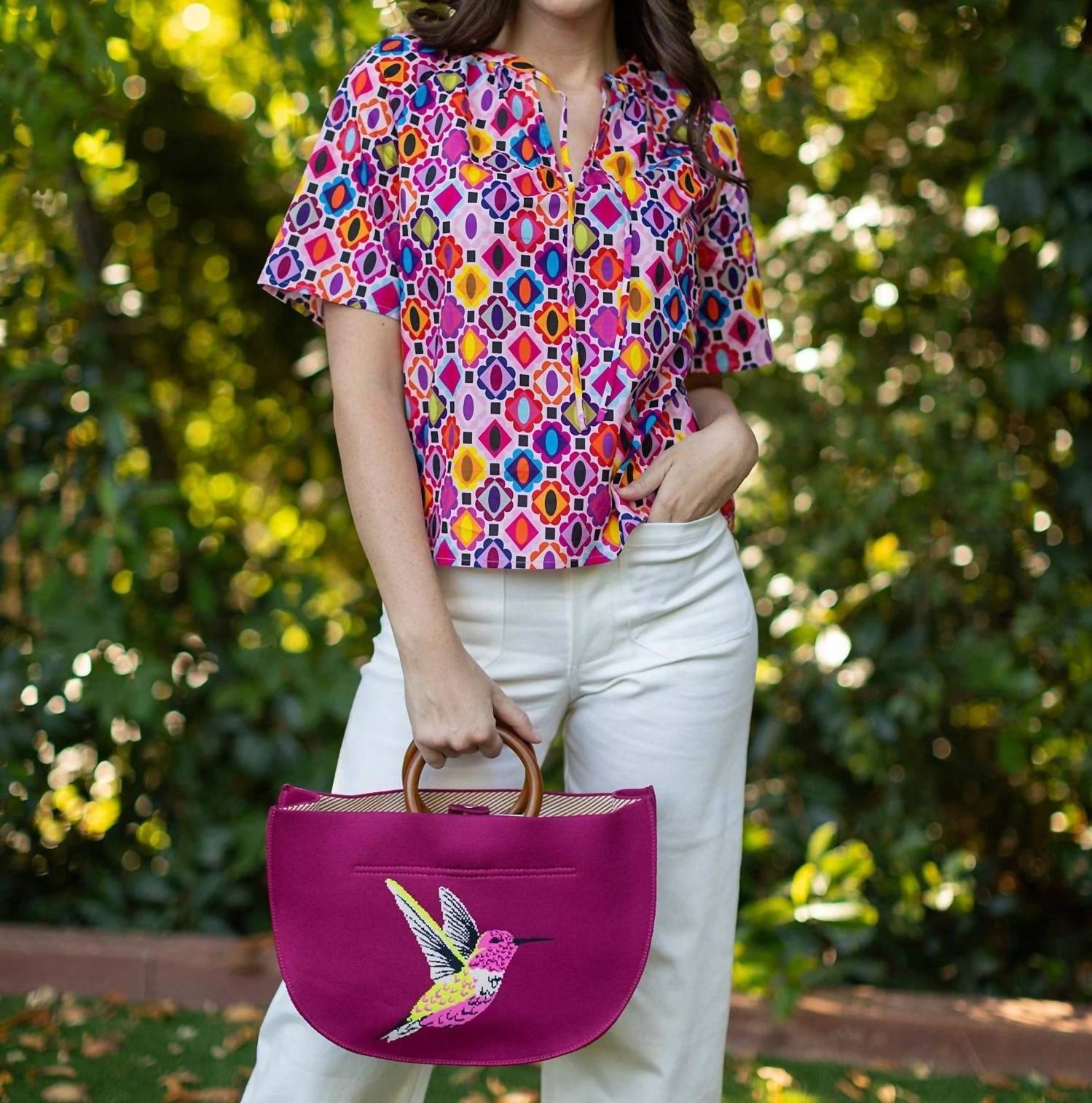 Lesley Evers - EVIE Anna's Hummingbird Handbag