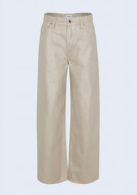 PISTOLA Tate High Rise Bowed Wide Leg Jeans in champagne - women's jeans - alternate view
