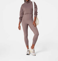 Spanx - Airessentials Brushed & Cropped High Neck Sweatshirt