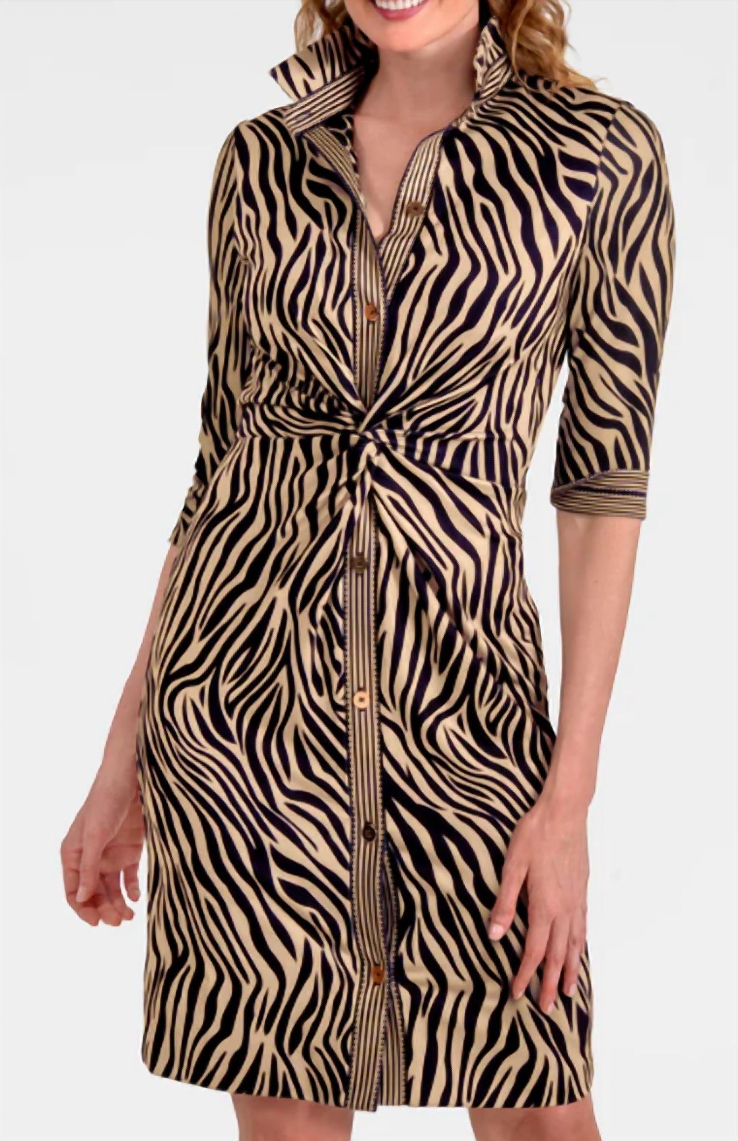 Gretchen Scott - Twist & Shout Animal Instinct Dress