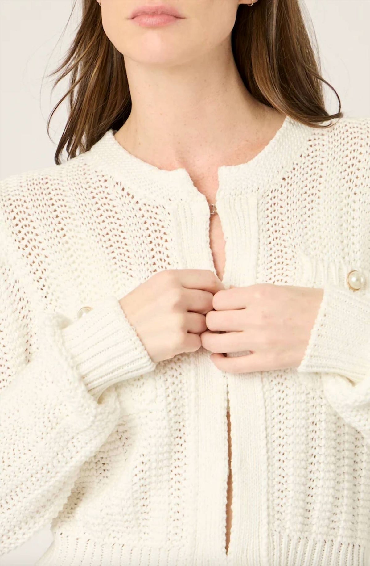 Btb Los Angeles - Jade Crewneck Cardigan