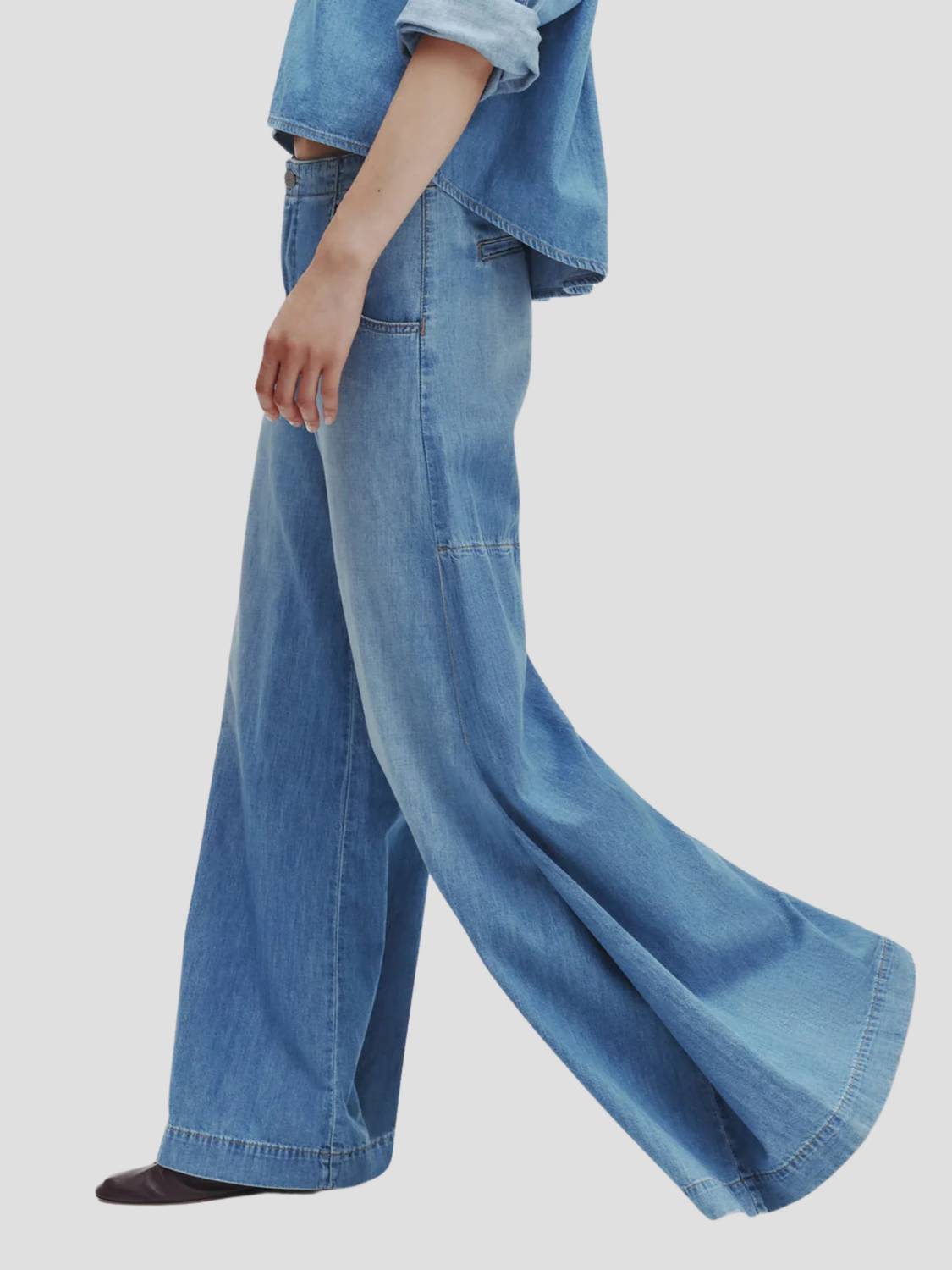 Twp - Lulu Mid-rise Wide Leg Jean