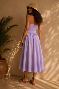 Naked Zebra - Harper Tube Top Maxi Dress