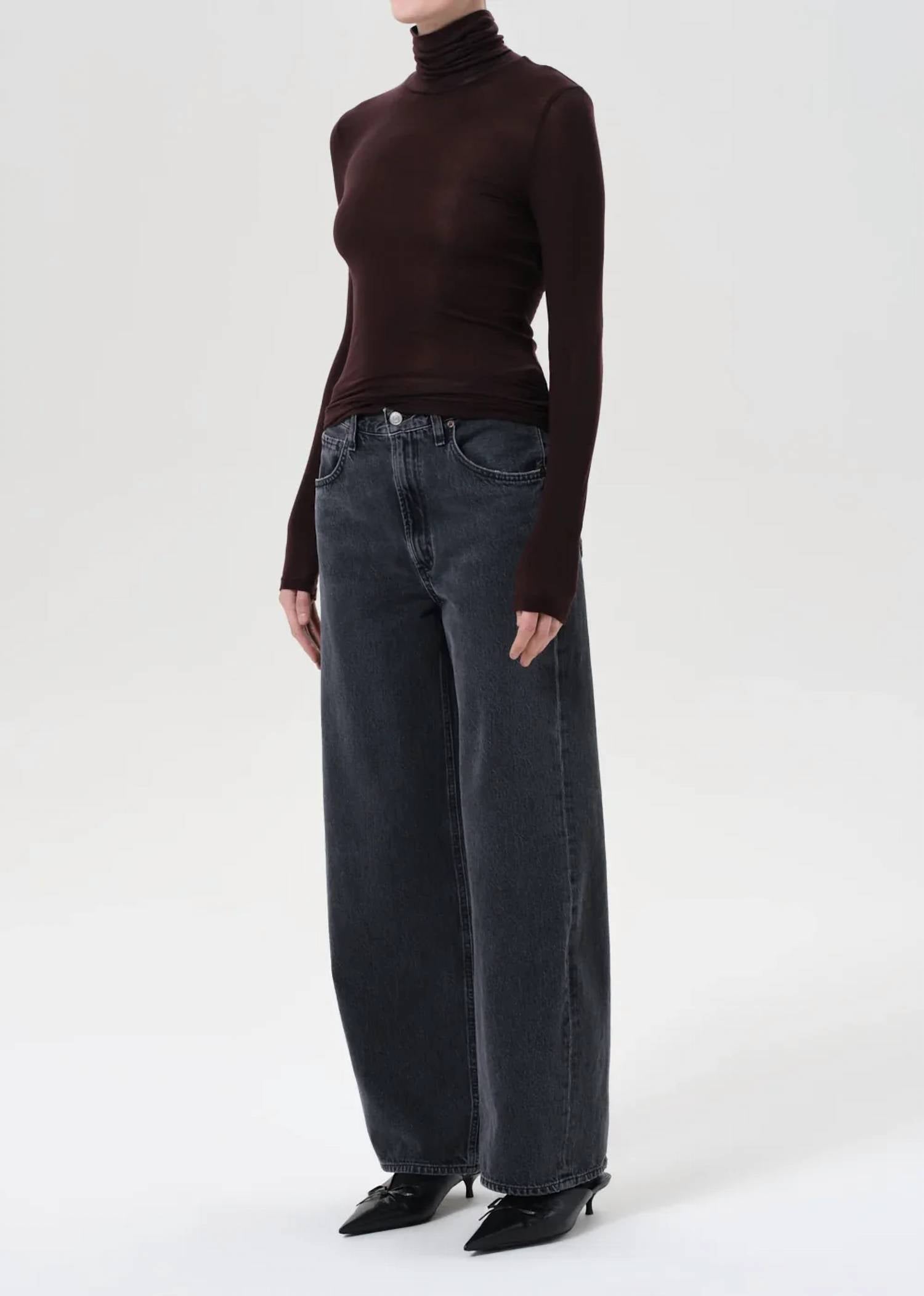 Agolde - Women's Pascale Turtleneck Sweater