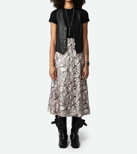 Zadig & Voltaire - June Silk Midi Skirt
