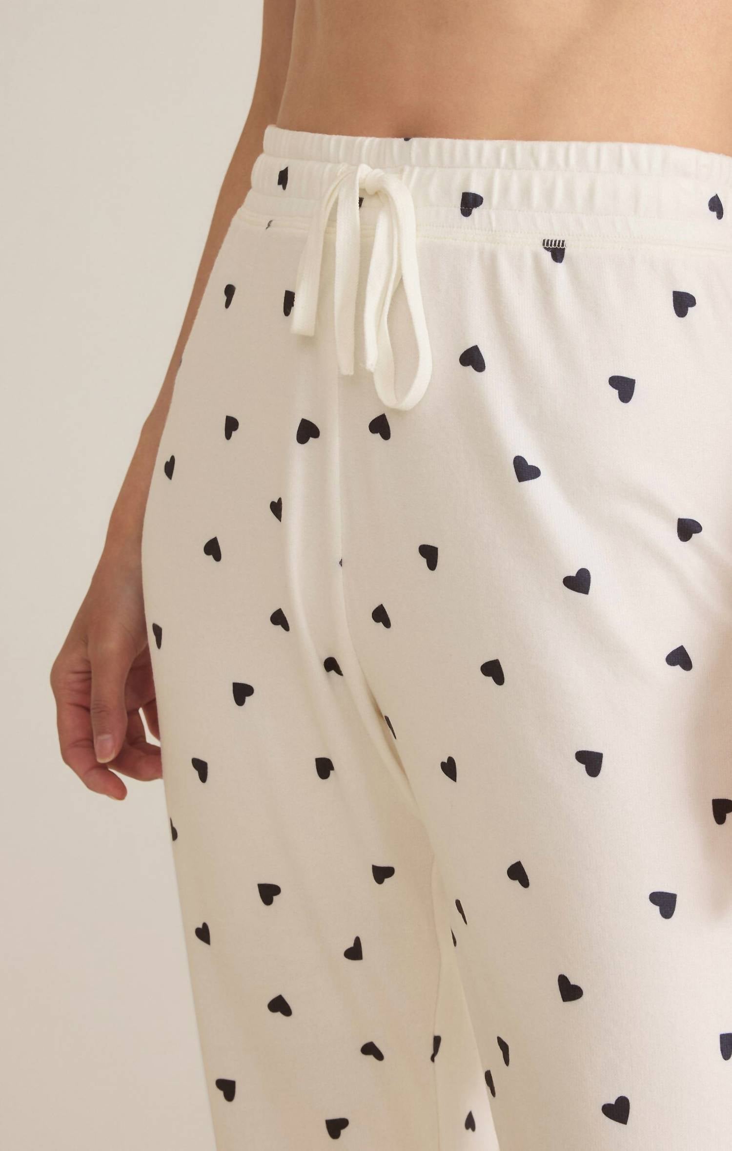Z Supply BABY LOVE JOGGER in ivory - women's pants - alternate view