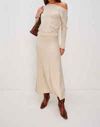 Rails Odita Maxi Skirt in winter ivory - women's skirt