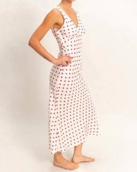 Hyfve - Satin Polka Dot Maxi Dress