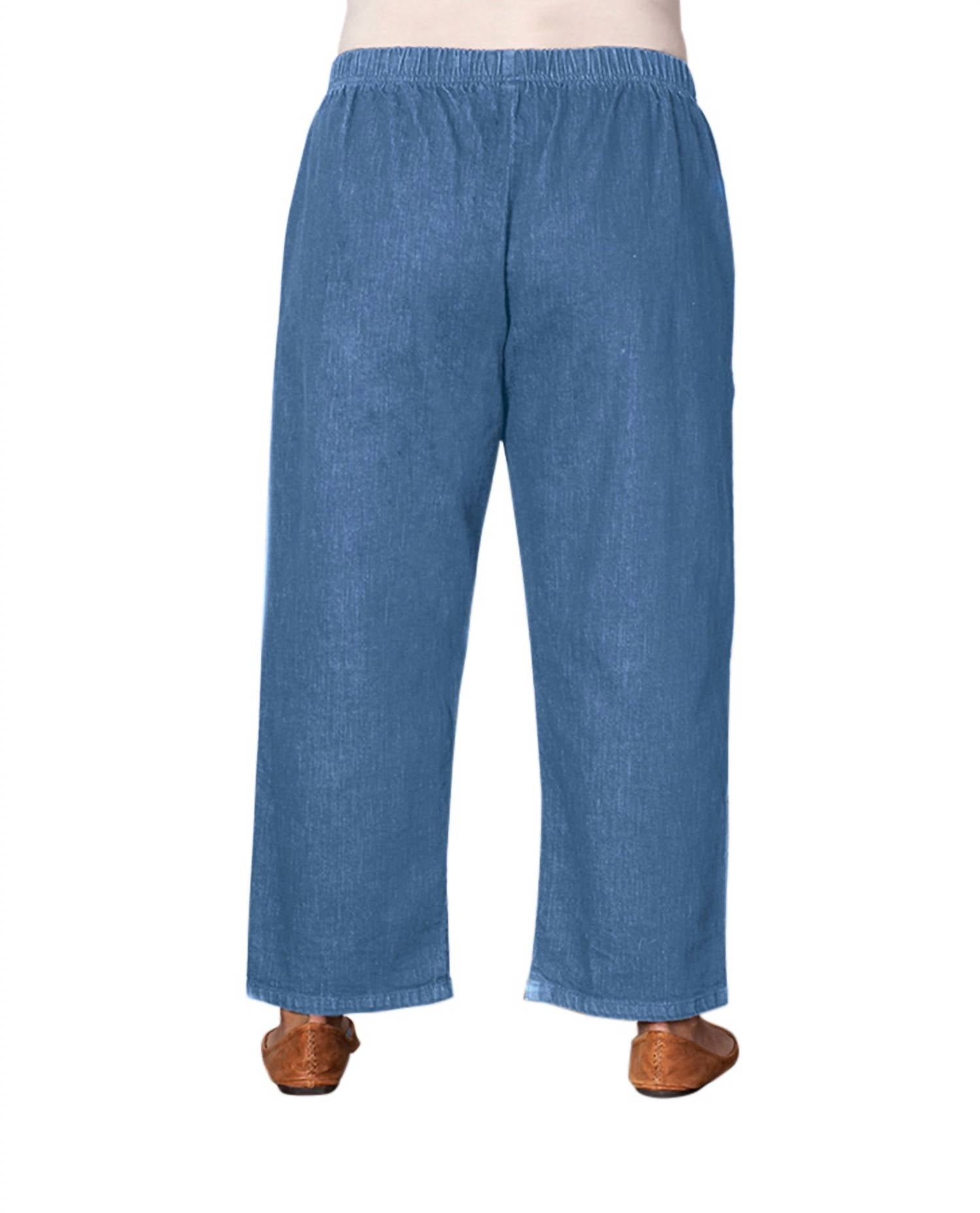 On The Plus Side - Plus Size Wide Leg Premium Denim Jeans